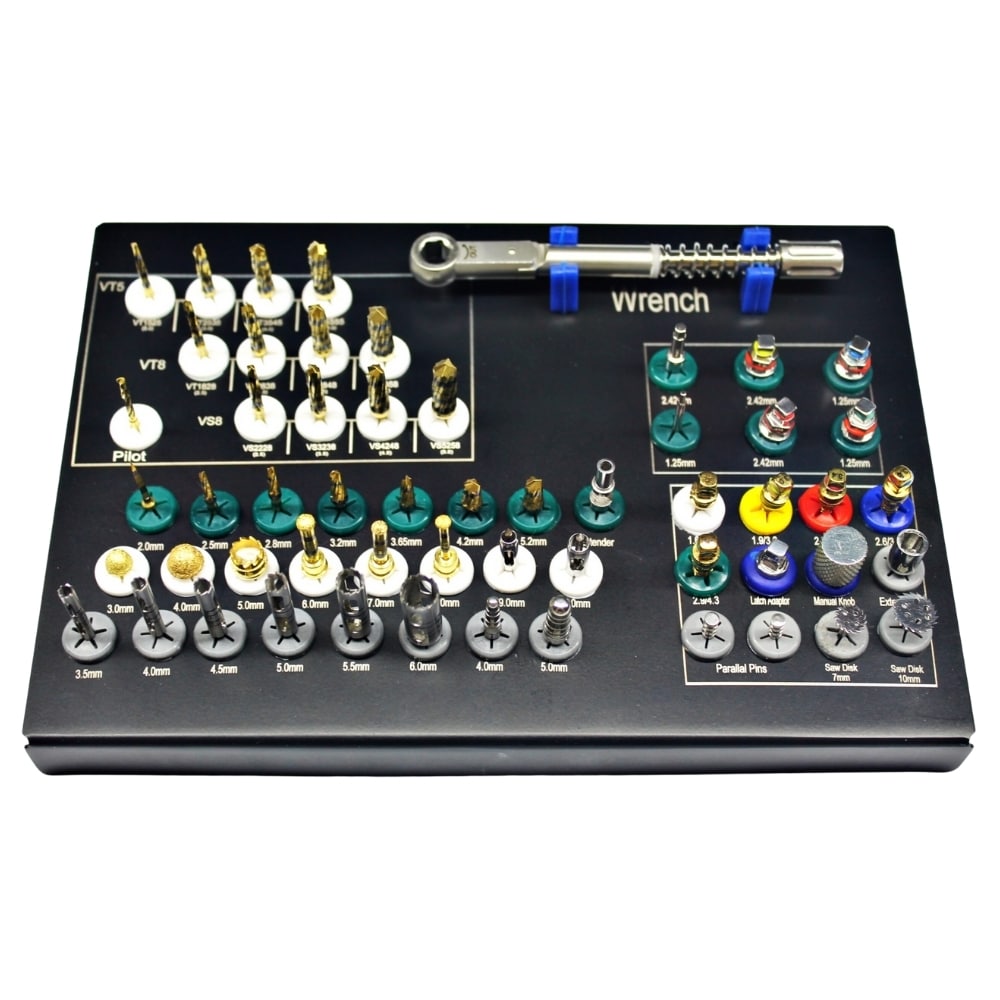 Universal Densah Versah Terphine Drills, Bone Expander, Hex Screws Drivers, Kit of 56 Pcs (2)