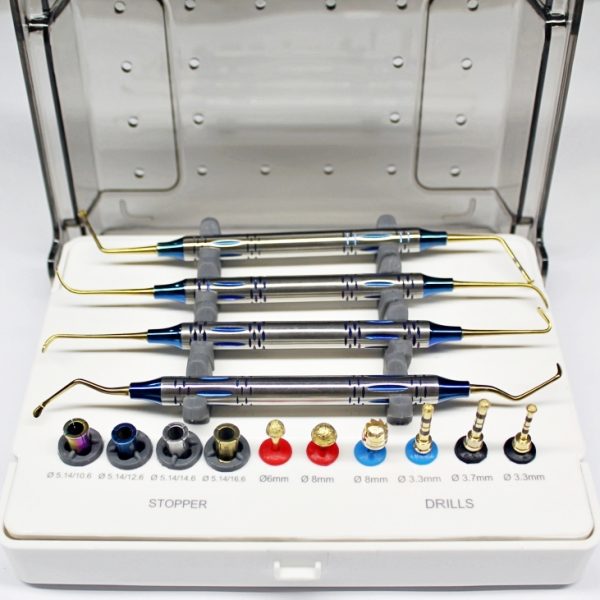 New Sinus Grafting Dask Drill and Stoppers Set Sinus Lift Dental Kit