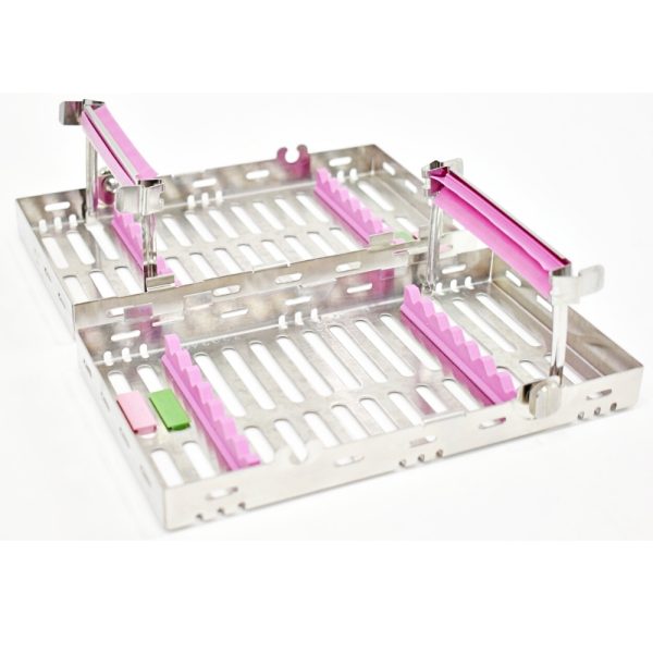 Hu-Friedy Sterilization Cassette, Double Decker 14 Instruments 4.5" x 8" x 1.5"