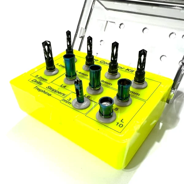 Dental Implant Bone Collector Kit Drills Stoppers Autobone Chip Maker
