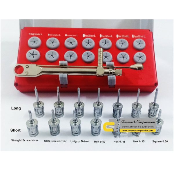 Dental Implant Universal Prosthetic Kit with Drivers and Wrench